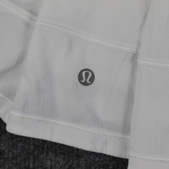 Lululemon Skirt Womens 4 Pace Rival Skirt Regular White Athletic Tennis Skort - Picture 9 of 15